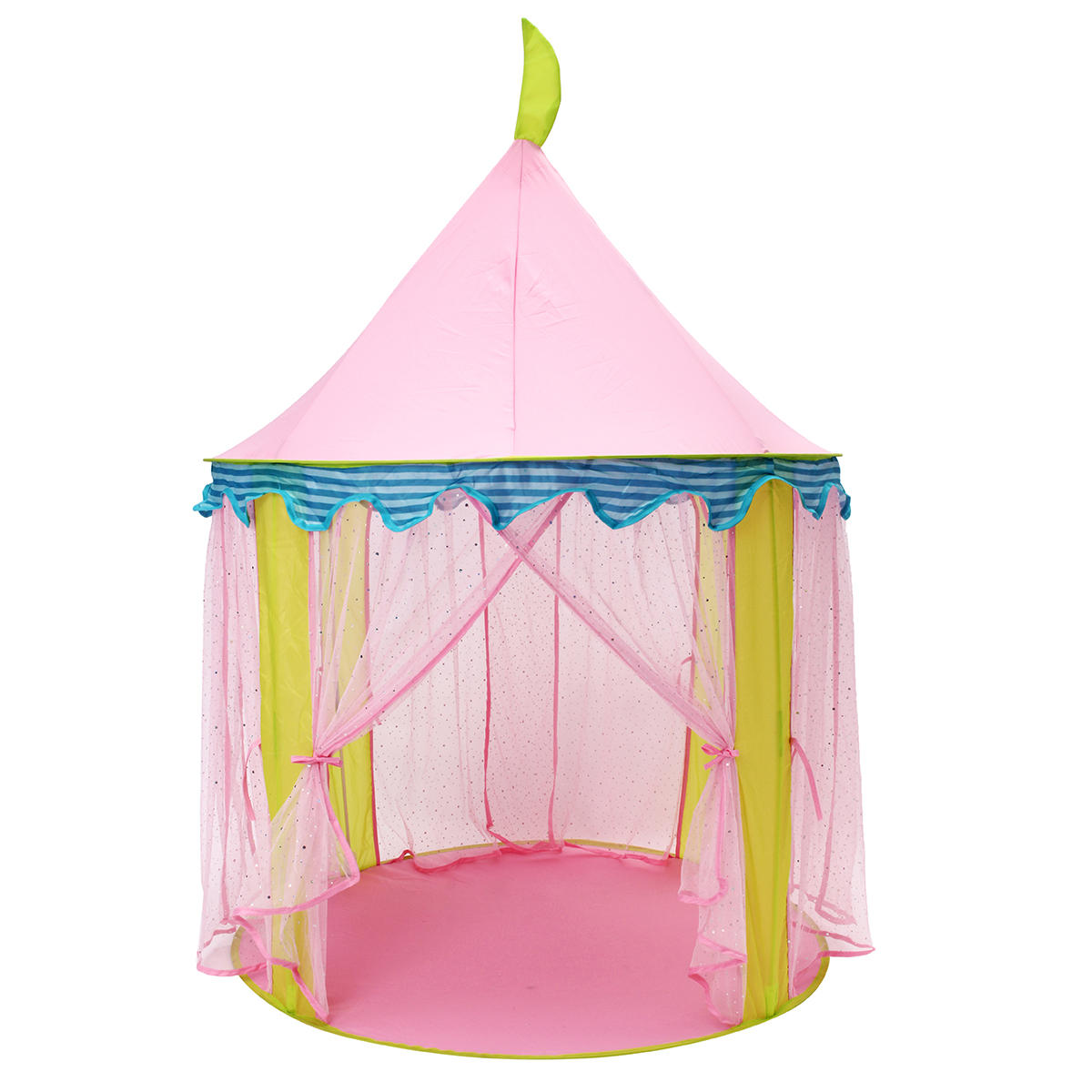 Védhető gyerekek rózsaszínű hercegnő sátor összecsukható gyermekjáték gyerekeknek szúnyog nagy játékterem
