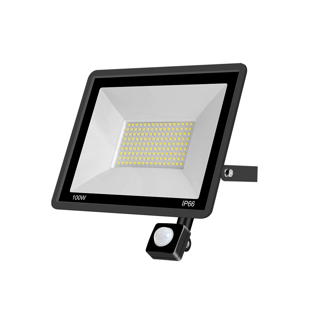 10/20/30/50/100W LED Floodlight PIR Sensor Motion Spotlight Outdoor Garden Lamp 