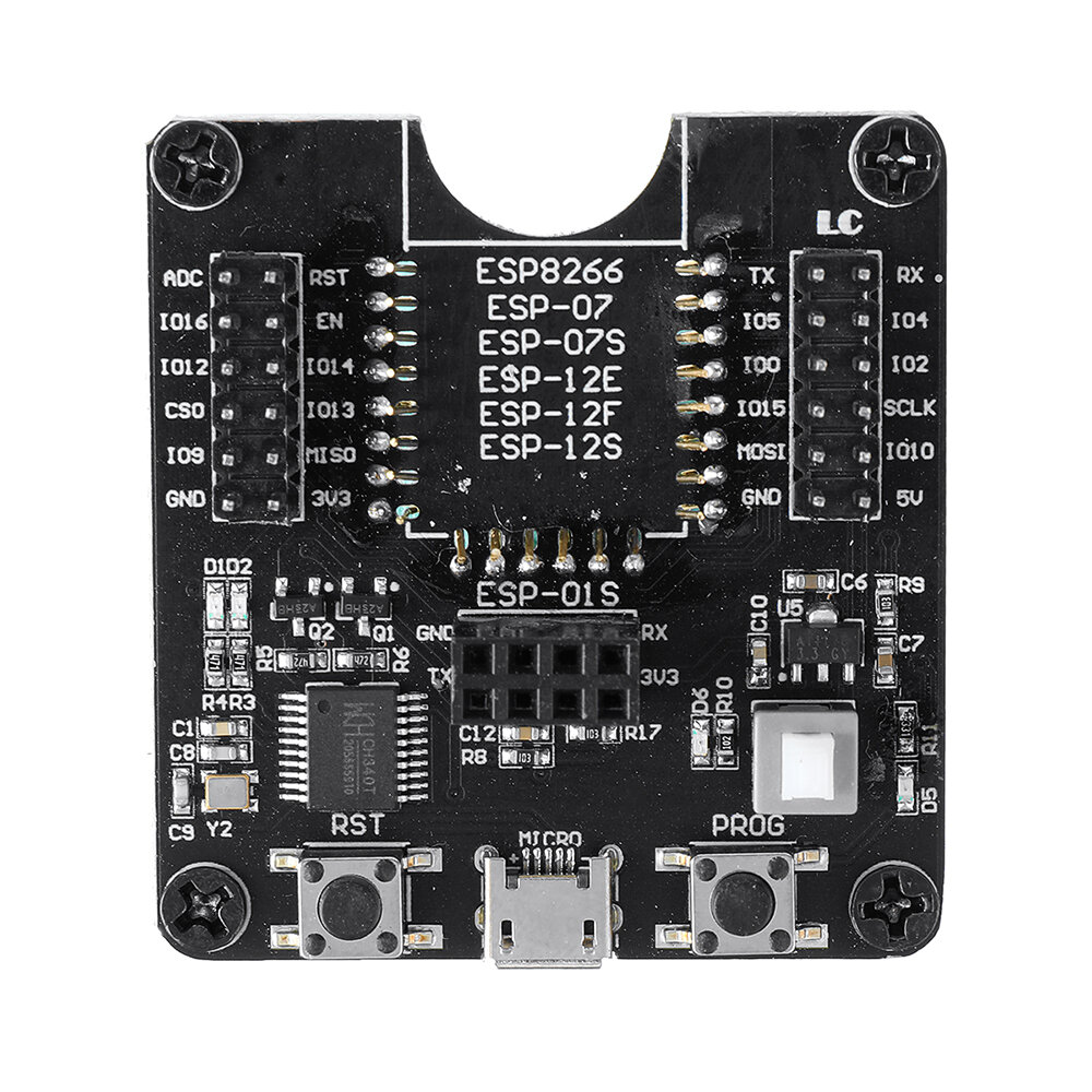 3PCS ESP8266 Test Board Burner Development Board WIFI Module For ESP-01 ESP-01S ESP-12E ESP-12F ESP-