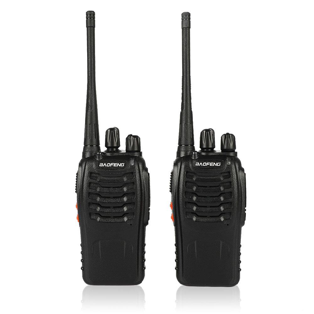 2Pcs/set Baofeng BF-888S Walkie Talkie Portable Radio Station BF888s 5W 16CH UHF 400-470MHz BF 888S walkie-talkie two-wa