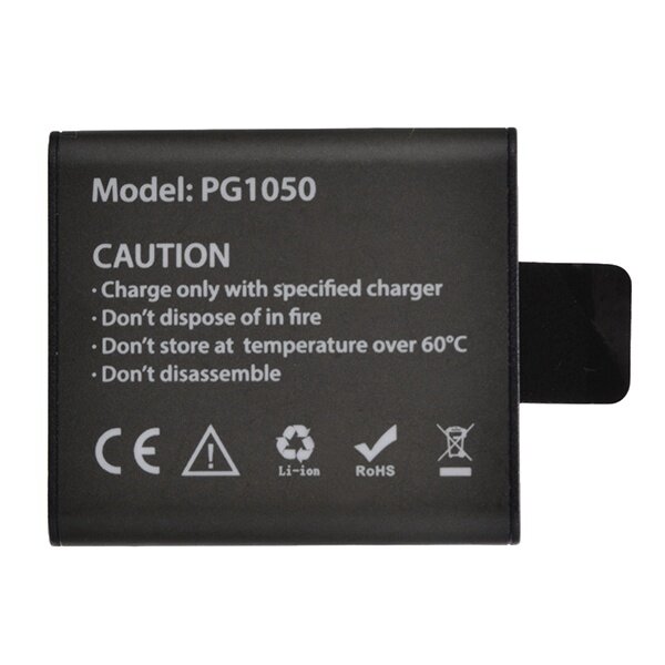 PG1050 Rechargeable Li-ion Spare Battery 1050mAh for Eken V8s H8 H9 H8R H9R H8 Pro Sport Action Camera