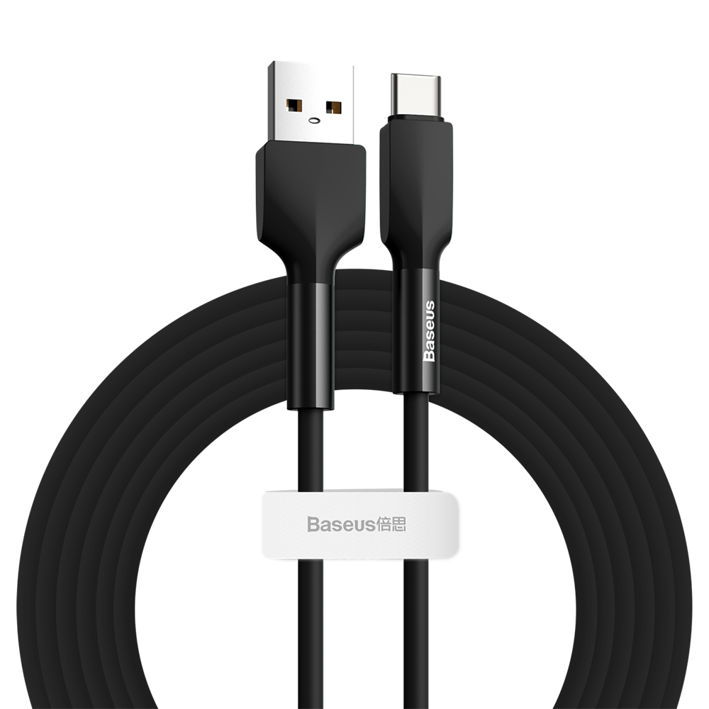 Baseus 3A Type C Data Cable Fast Charging For Mi10 9Pro K30 Huawei P30 P40 Pro Oneplus 7T Pro