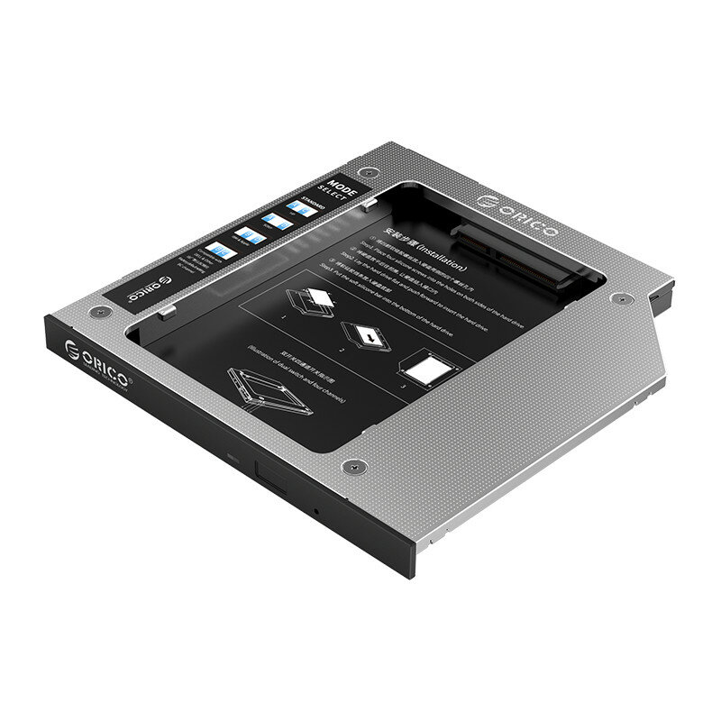ORICO M95SSラップトップハードドライブキャディオプティカルドライブベイ（9.5 mmノートブック対応）2.5インチSATAハードドライブ9 mm HDD SSD