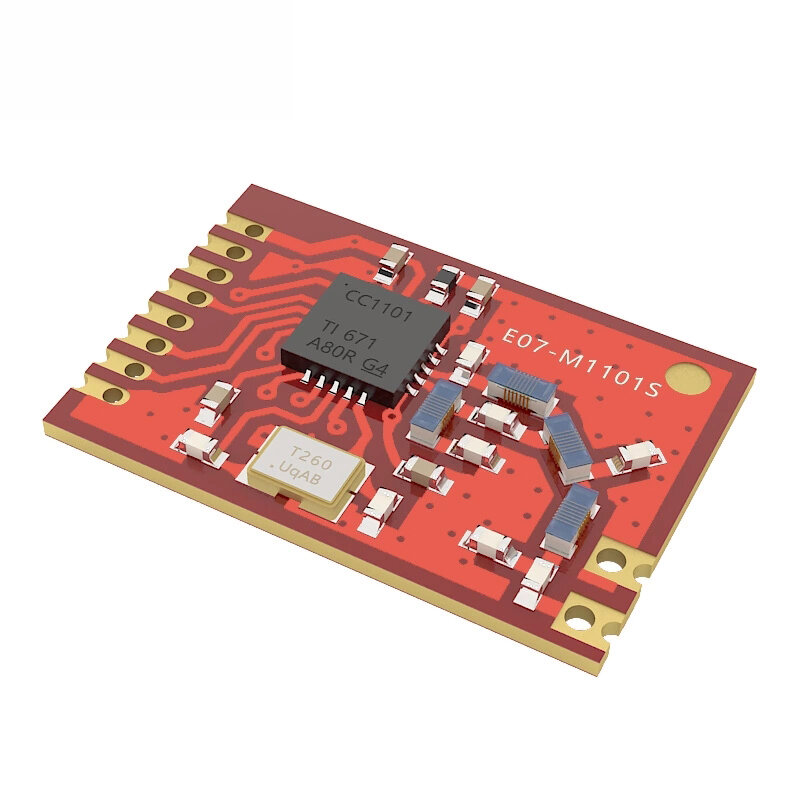 

Ebyte® E07-M1101S Маленький размер CC1101 10 дБм SPI SMD-передатчик Беспроводной приемопередатчик 433 МГц RF-модуль