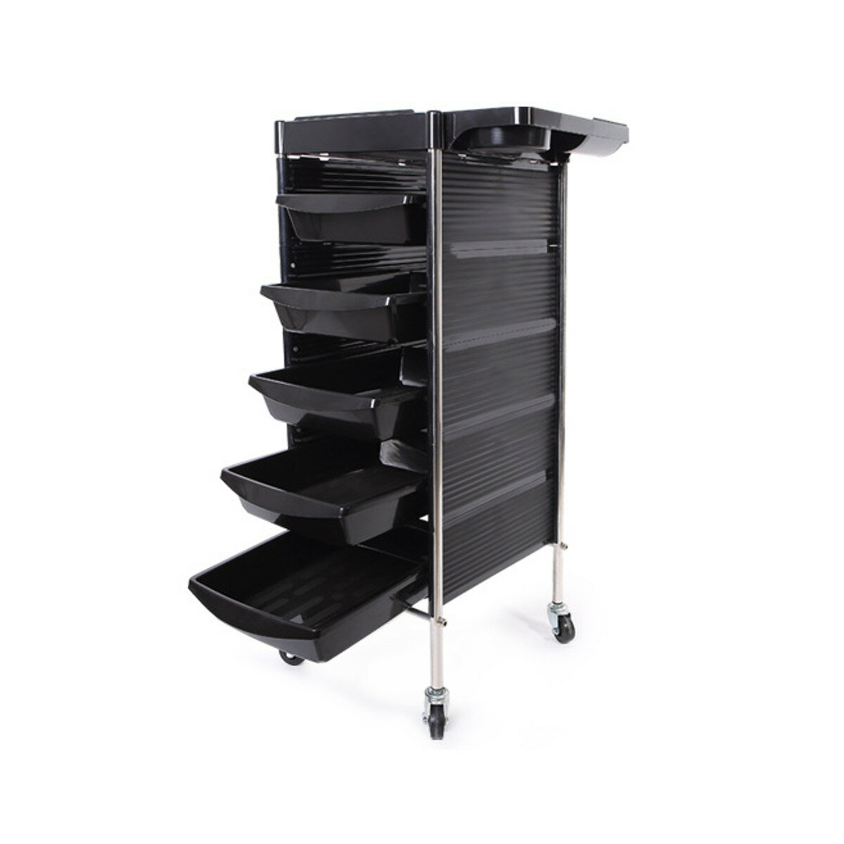 

5 Drawers Hair Salon Beauty Spa Hairdresser Storage Cart Trolley Rolling Barber