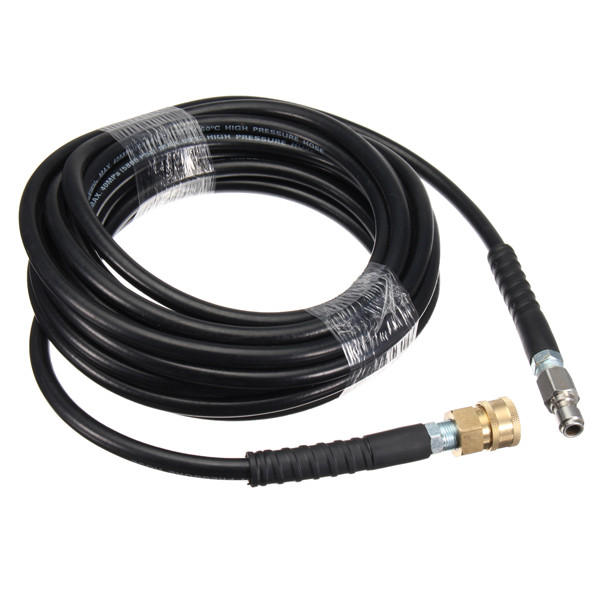 10M Tube 3/8 Quick Connect High Pressure Hose Black Washer Tube For Pressure Washer