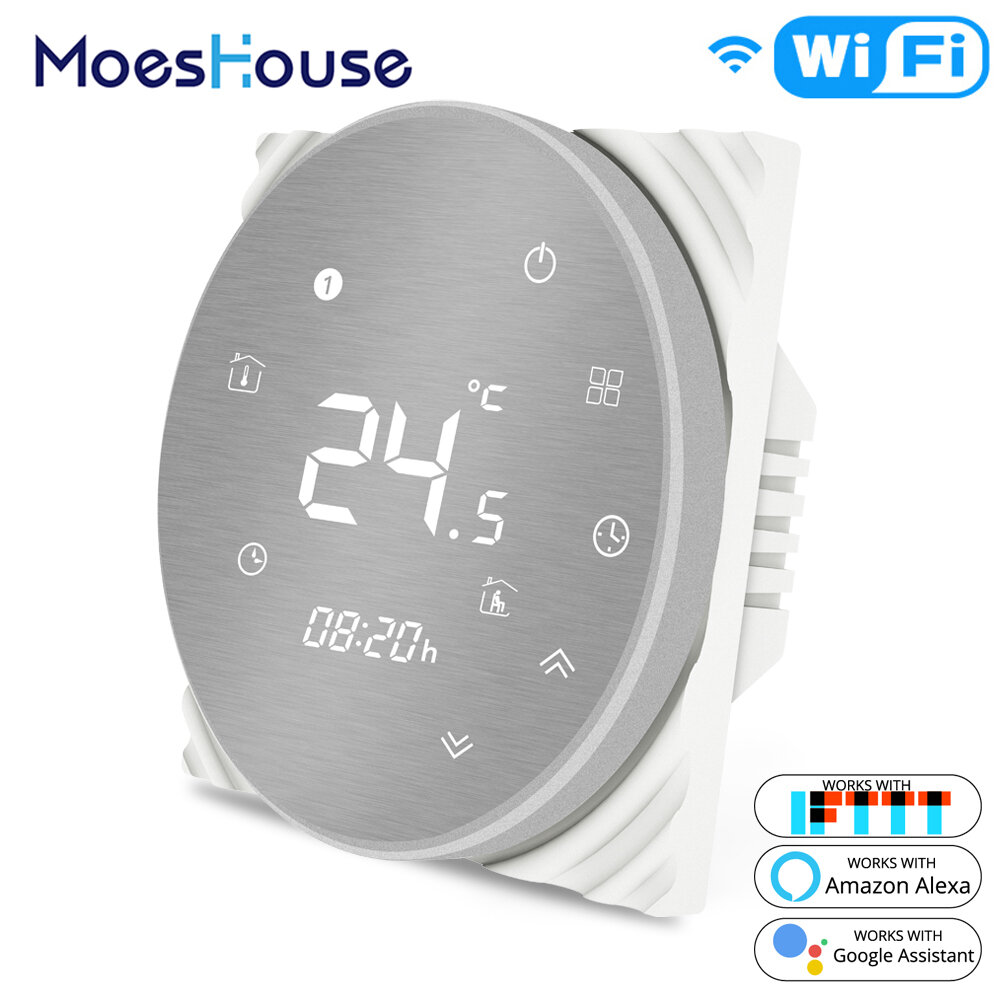 Temperature Controller WiFi Smart Thermostat For Electric Floor Heating Works 
