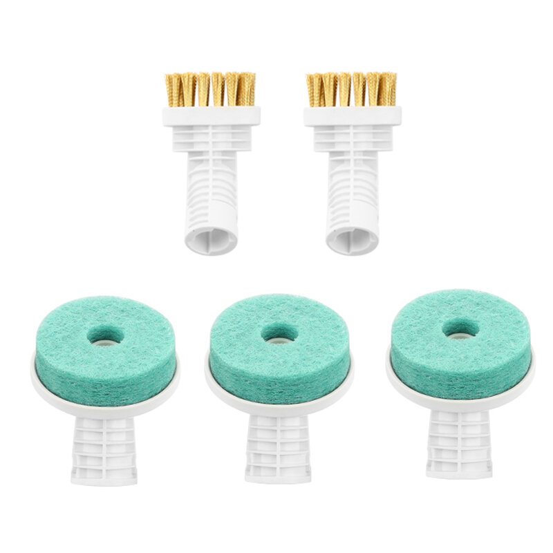 

5pcs Replacements for Deerma DEM ZQ600 ZQ610 Handheld Steam Vacuum Cleaner Parts Accessories Copper Wire Brush*2 Scourin