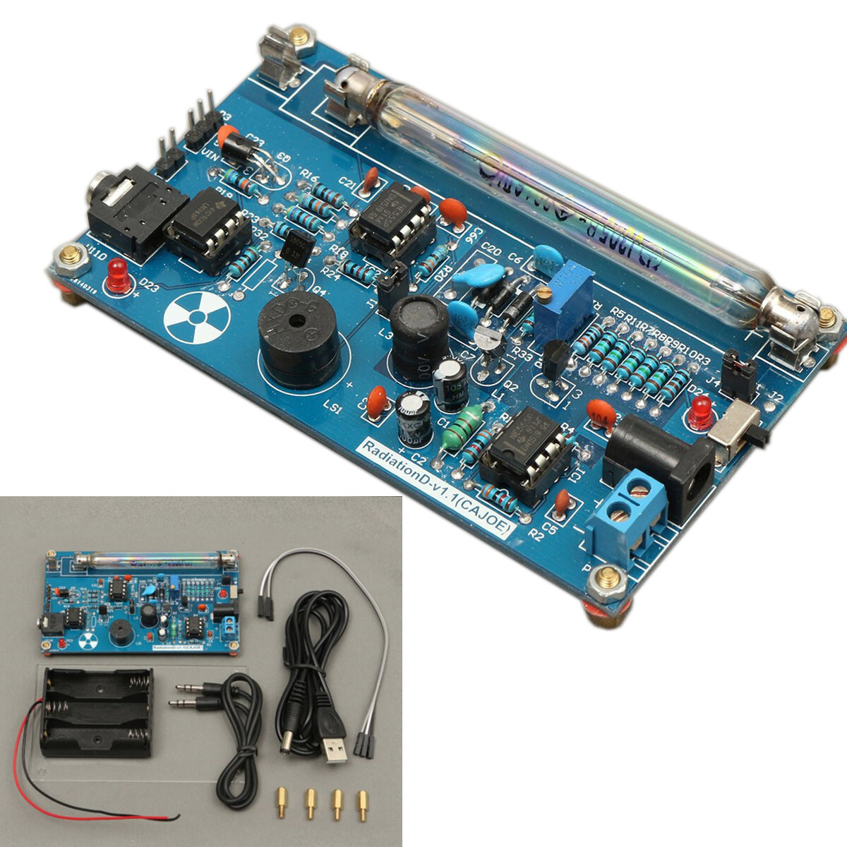 Geekcreit geassembleerde geigertellermodule Miller Tube GM Tube Nuclear Radiation Geekcreit voor Arduino - producten die werken met officiële Arduino-boards