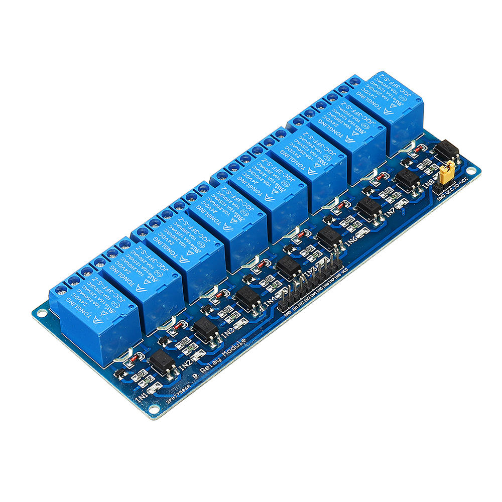 8 Channel Relay Module 24V with Optocoupler Isolation Relay Module Geekcreit for Arduino - products 