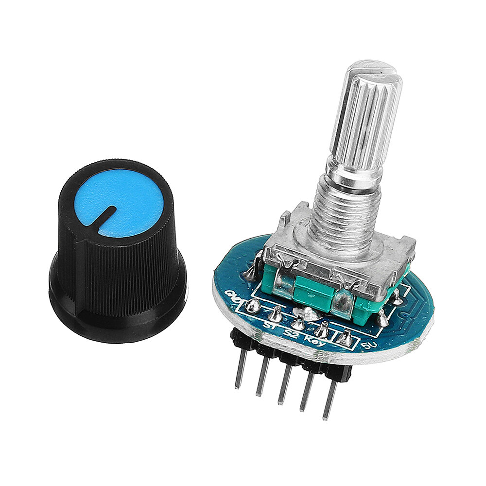 

3pcs Rotating Potentiometer Knob Cap Digital Control Receiver Decoder Module Rotary Encoder Module Geekcreit for Arduino