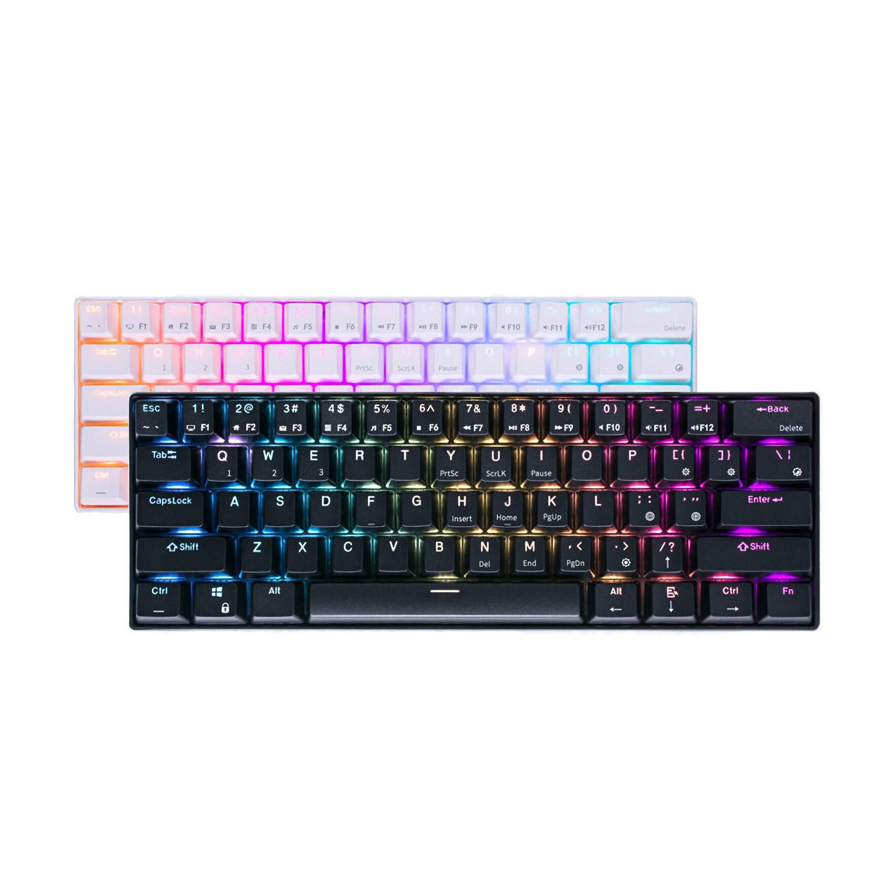 

Royal Kludge RK61 Triple Mode Mechanical Keyboard 2.4Ghz Wireless/Bluetooth/Wired 61 Keys RGB Hot Swappable Gaming Keybo