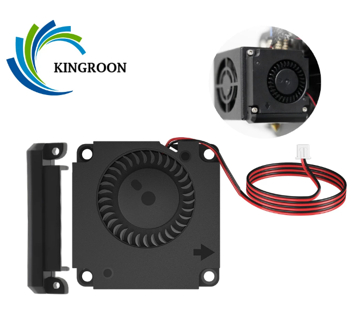 Kingroon Dc 5V 12V 24V Turbo Radial Fans 3D Printer Blower 4010 Koelventilator Uitlaat Ventilator Voor Ender 3 CR10 Computer Cpu Koeler