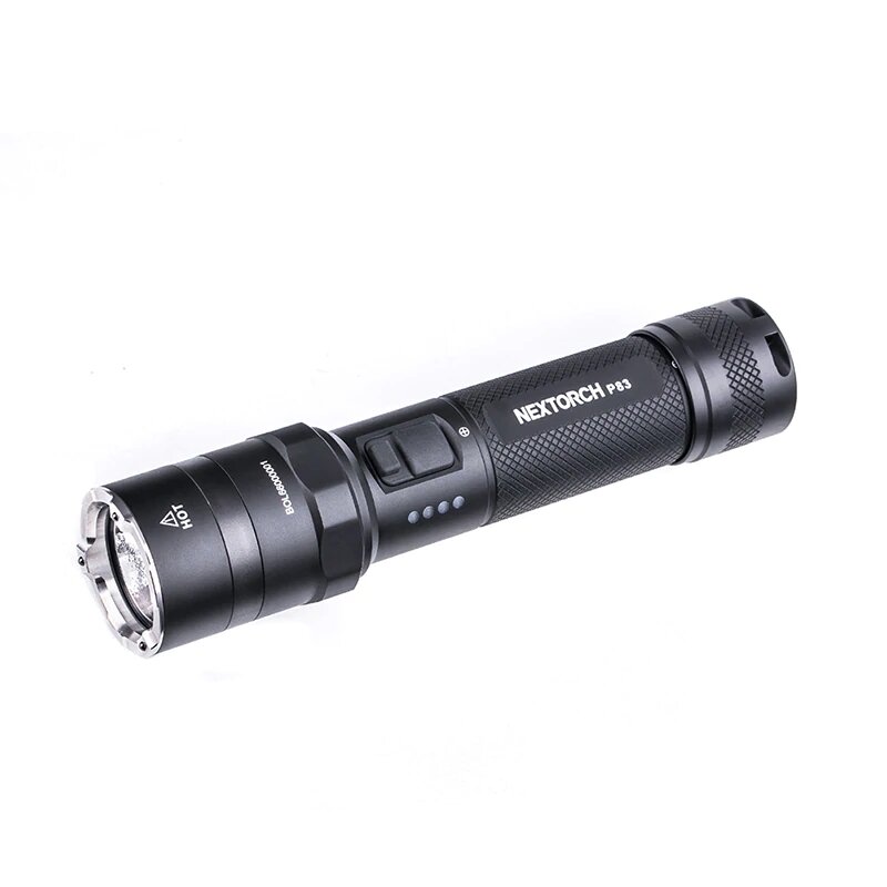 NEXTORCH P83 Multi-light Source One-step Strobe Tactical Flashlight 1300lm 280m High Output 18650 Ty