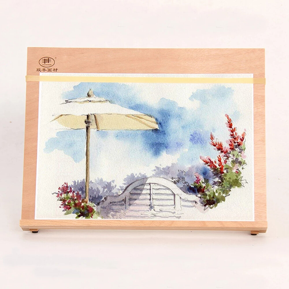 A3 Wooden Drawing Table Portable Book Stand Multifunctional Drawing Board Stand for Home Office