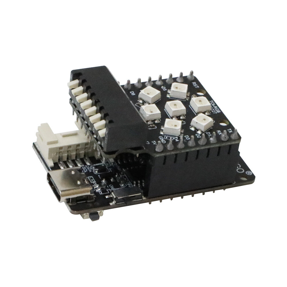 LILYGO? TTGO T-OI PLUS RISC-V ESP32-C3 Chip V1.0 Module Oplaadbare 16340 Batterijhouder Ondersteunin