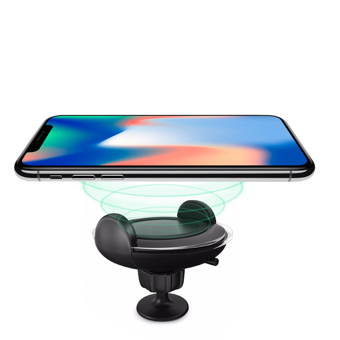 360 Degree Wireless Car Mount Charger Dock Air Vent Mount Holder for iPhone 8 Plus X