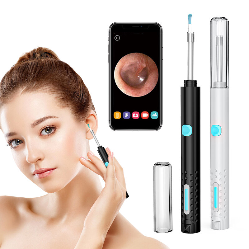 

Smart 5MP Ear Wax Removal Cleaning Otoscope Camera HD Y8 Endoscope 3.9mm Wi-Fi Compatible With IOS Android