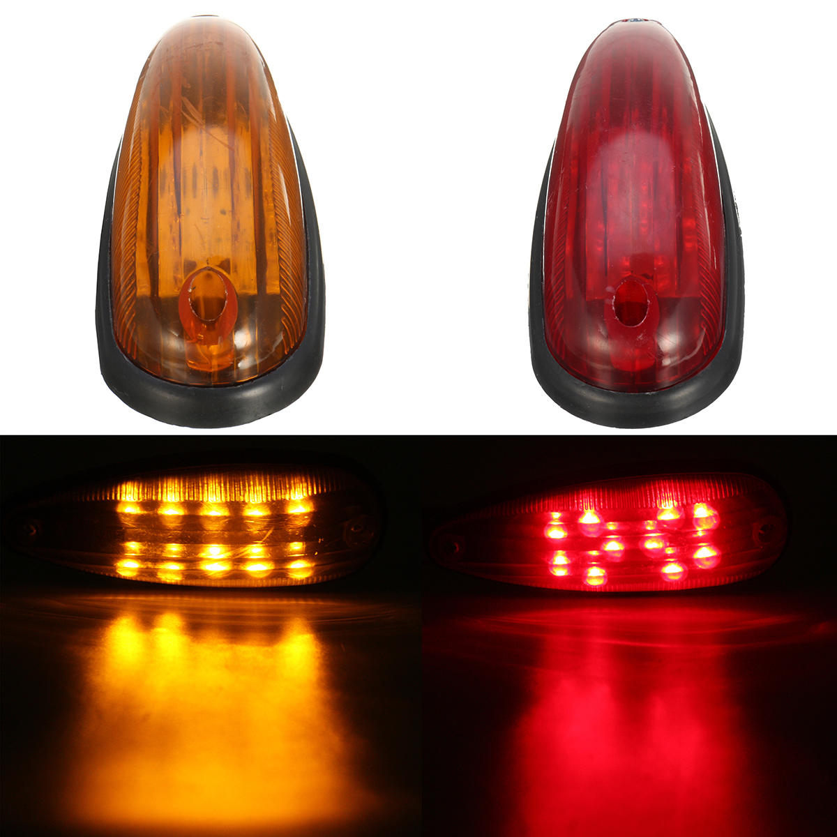 6?inches?10?LED?Car?Tail Light zijmarkeringslicht voor Truck Tailer