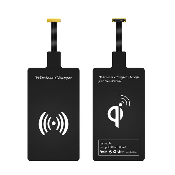 RAXFLY Qi携帯電話タブレット用ワイヤレスマイクロUSB充電器レシーバアダプタ
