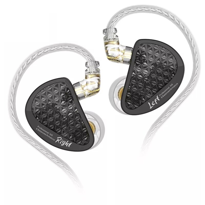 

KZ AS16 Pro Wired Earphone 16BA Balanced Armature HIFI Bass Monitor Headphone 3.5mm Jack In-ear Earbuds Sport Headset wi