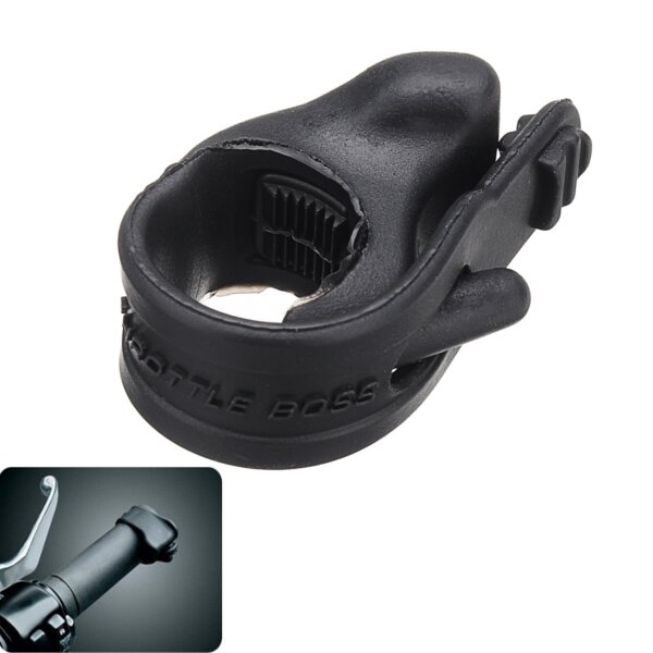 Motorcycle Rubber Throttle Universal Hand Grip Cruise Control Assist Rocker