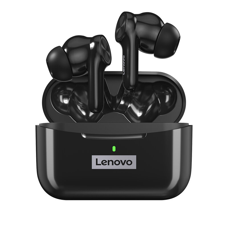 Lenovo LP70 TWS bluetooth 5.2 oordopjes ANC Active Ruisonderdrukking 13 mm grote driver HiFi stereo oortelefoon Lange batterijduur Hoofdtelefoon met microfoon