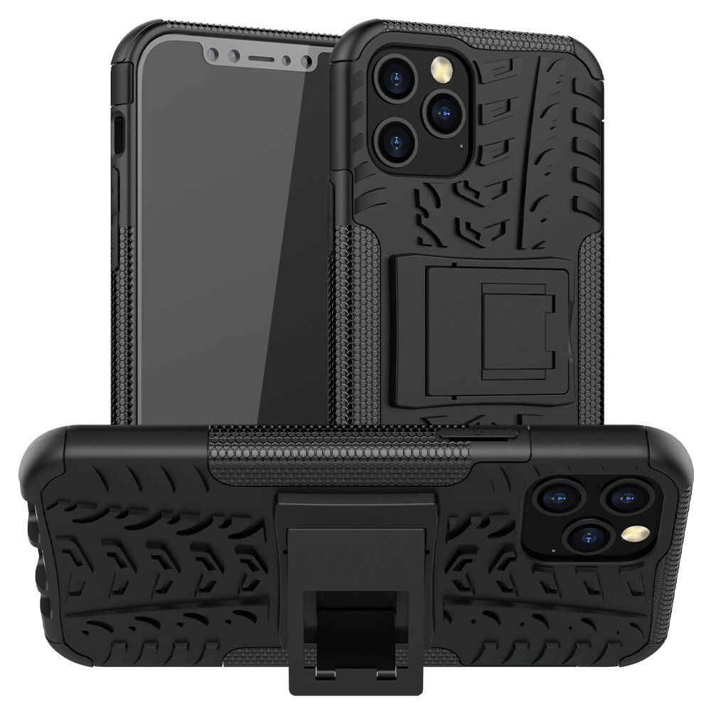 

Bakeey for iPhone 12 Pro Max 6.7" Case Armor Shockproof Non-slip with Bracket Stand Protective Case Cover