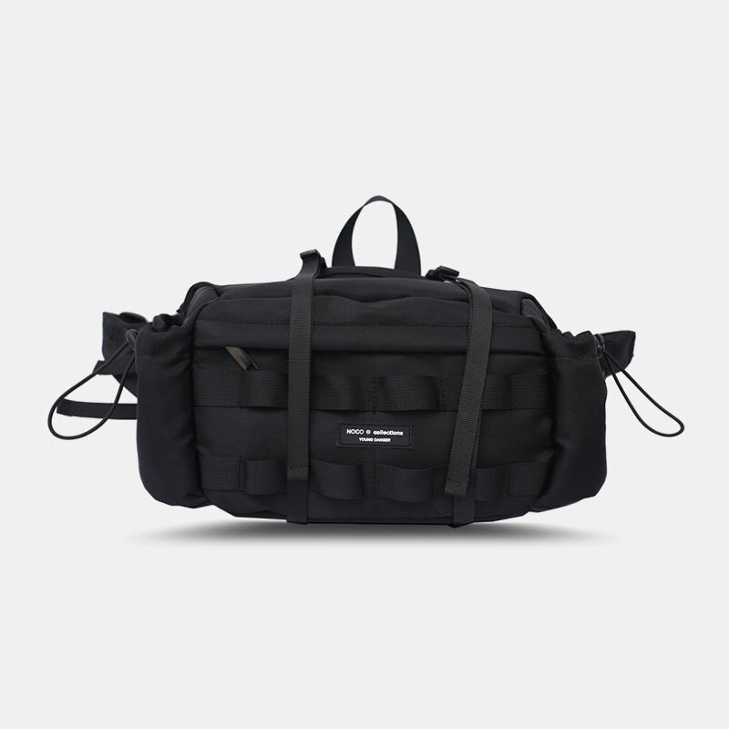 Men Canvas Sport Water Resistant Messenger Bag Large Size Muti-functional Shoulder Bag