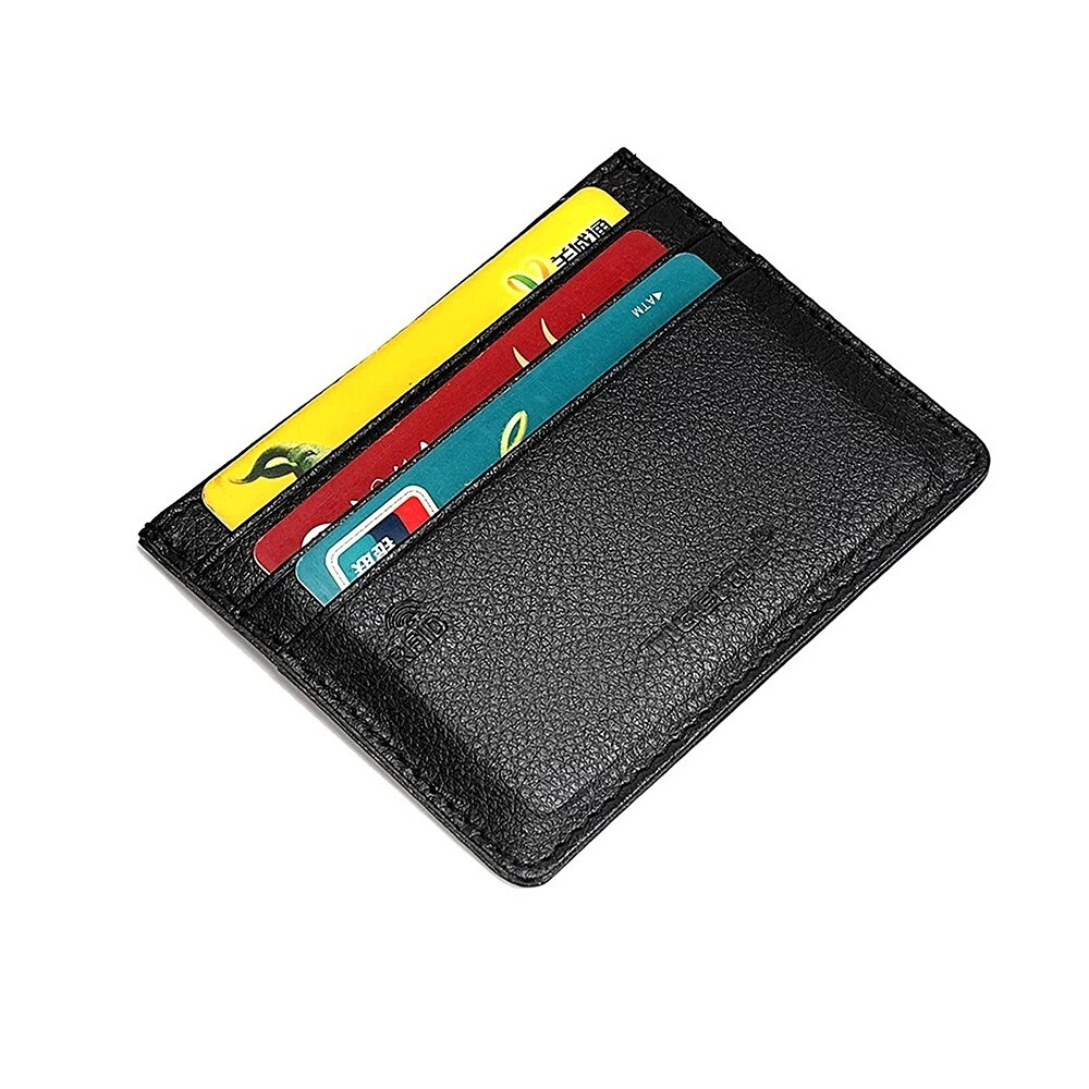 TIGERNU RFID Card Holder Anti-theft Blocking Sleeve Shield Protector Wallet PU Minimalist Male Card 