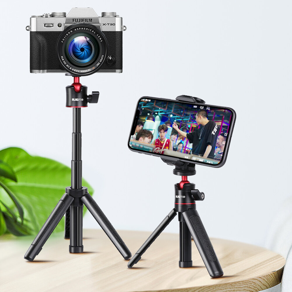 RUIGPRO Opvouwbare statiefhouder Selfie Monopod Stick met Bluetooth-afstandsbediening voor Gopro Her