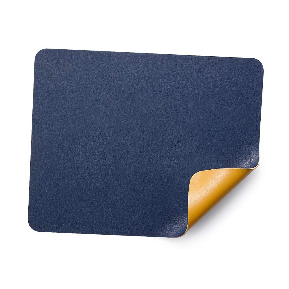 AtailorBird Mouse Pad Round/Square Leather Protective Desk Mat Waterproof Non-Slip Writing Double-side Use Gaming Mouse Pad for Office Home