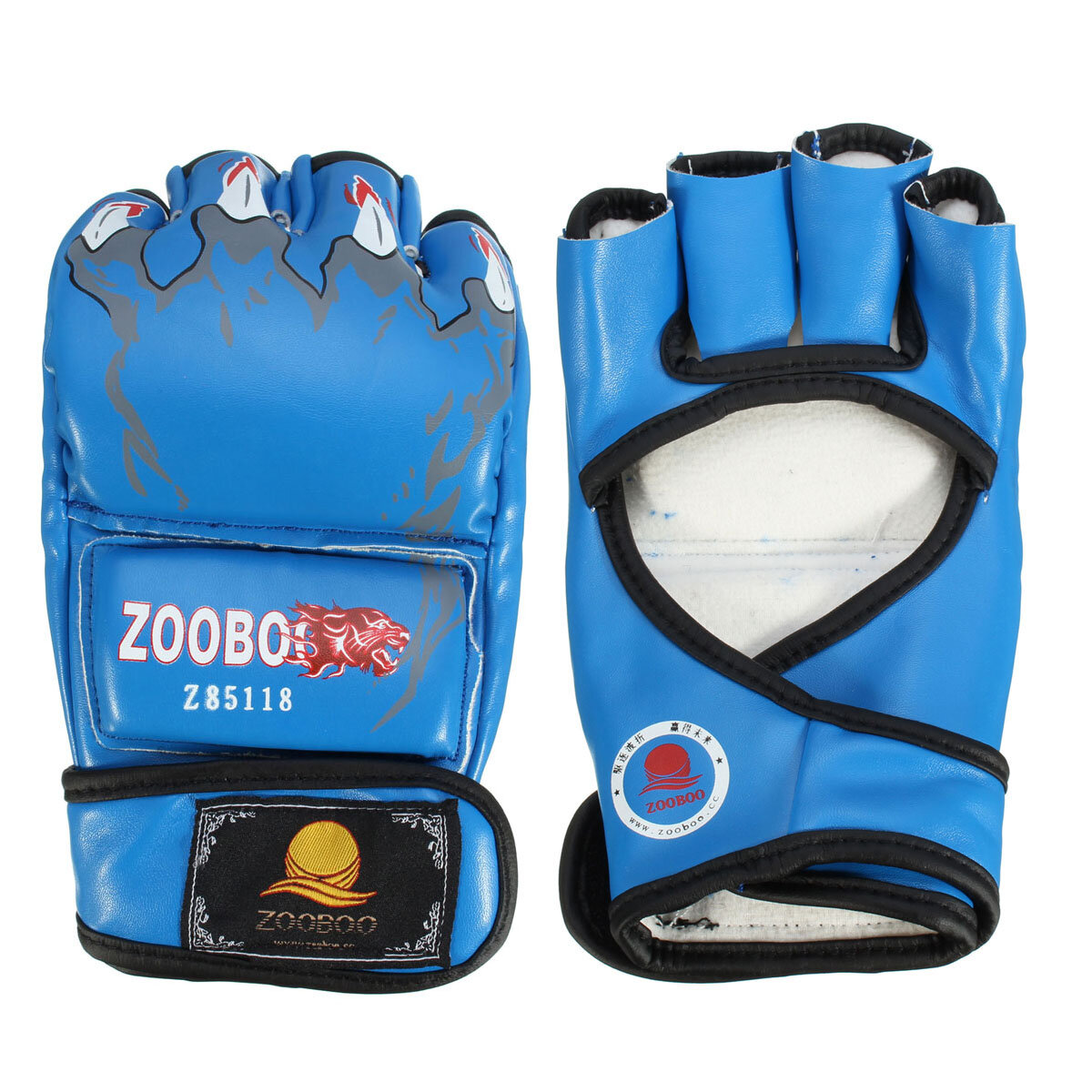 

Half Finger Fight Boxing Gloves Karate Sandbag TKD Protector For Boxeo MMA Muay Thai Kick Boxing Training
