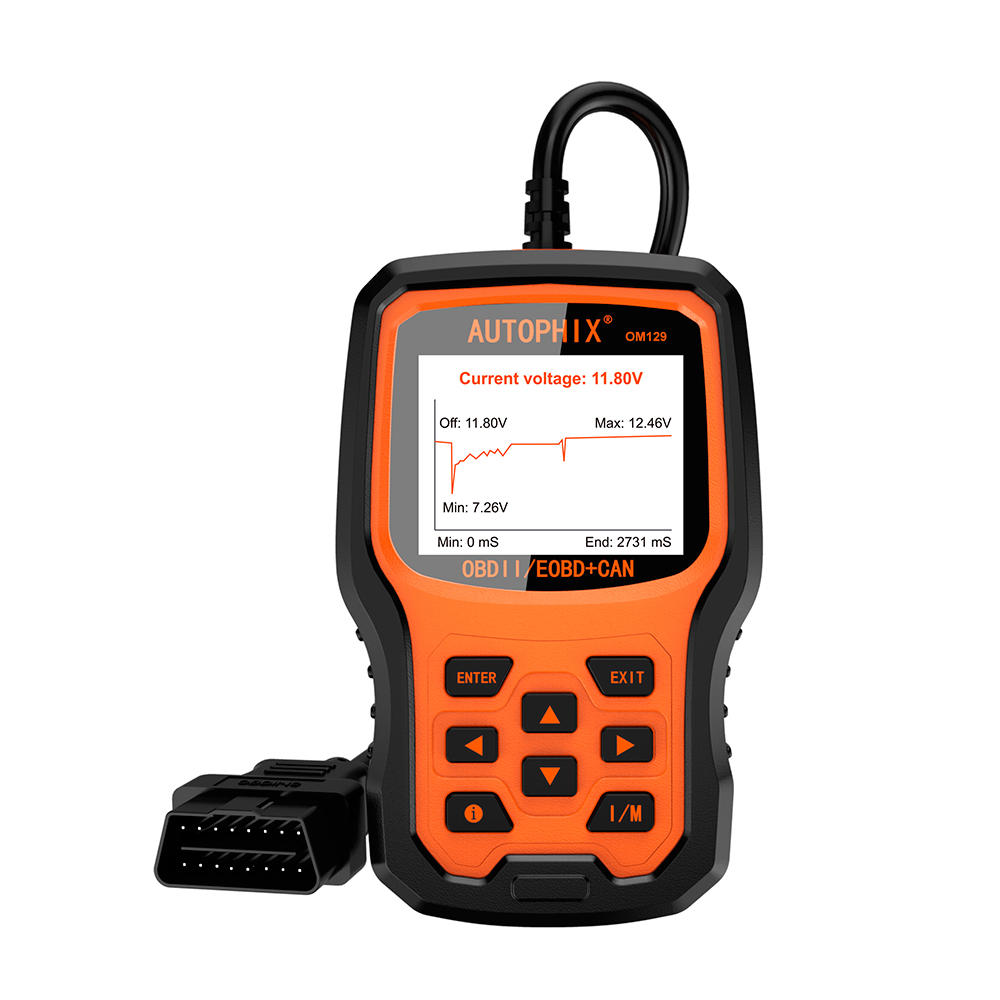 

Autophix OM129 Enhanced Automotive OBD2 Car Engine Battery Diagnostic Scanner Tool Code Reader