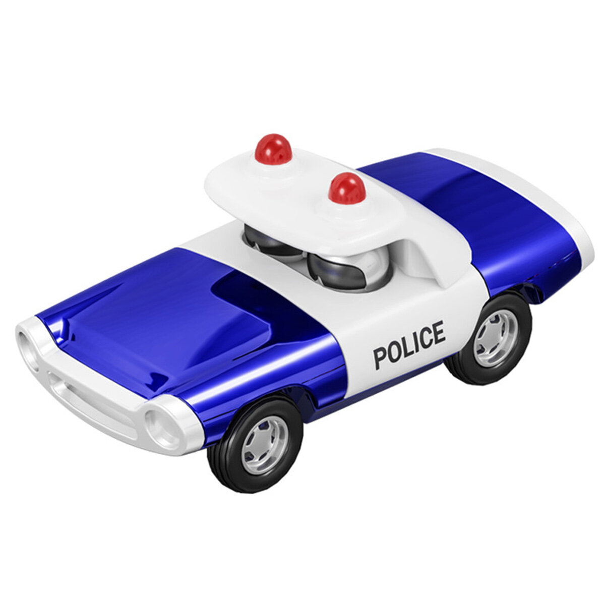 Alloy Police Pull Back Diecast Coche Modelo de juguete para colección de regalos Decoración del hogar