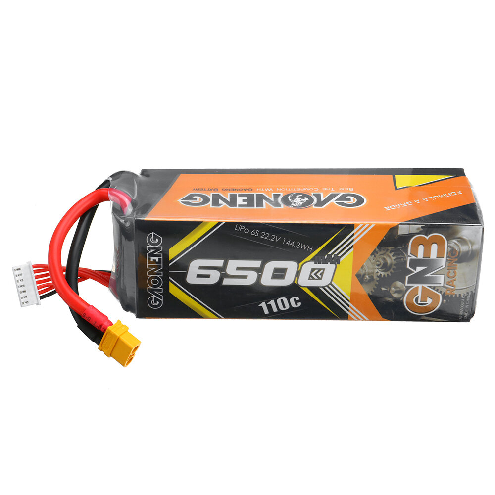 Gaoneng GNB 22.2V 6500mAh 110C 6S LiPo-batterij T/XT60/XT90XT150/EC5/TRX-stekker voor FPV Racing Dro