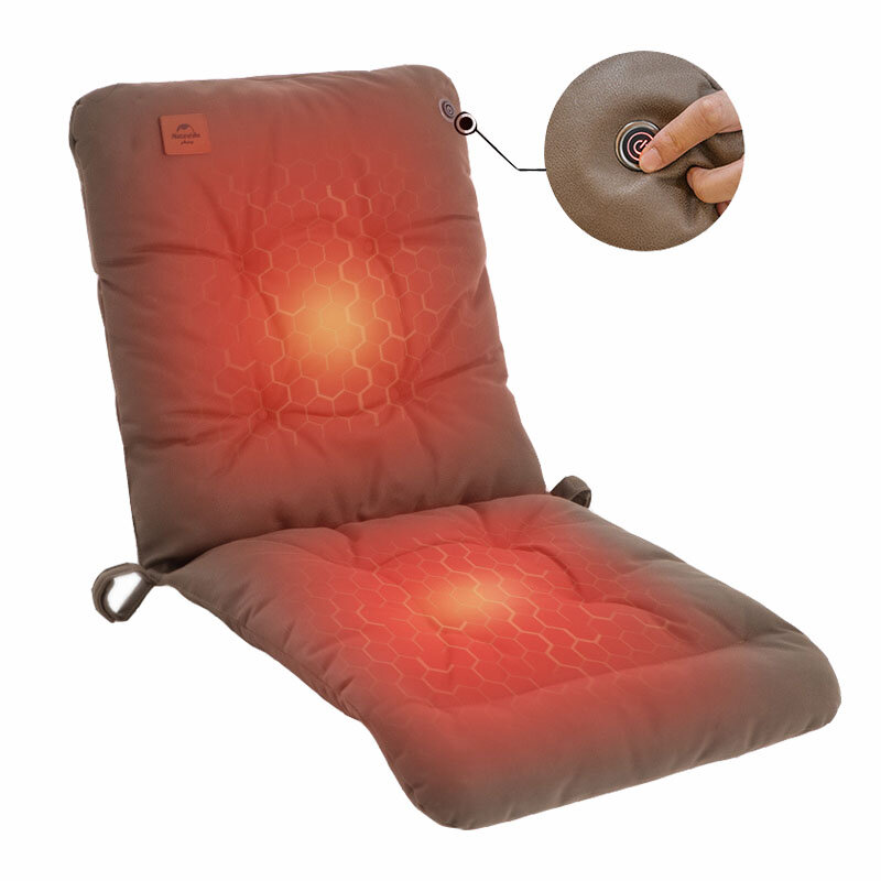 Naturehike USB fűtött székborító egy személyre 40℃-50℃, elektromos fűtött kanapé matrac párnával, hogy melegen tartsa magát beltéren és szabadtéren a kempingezés alatt