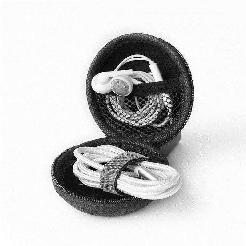 Kopfhörer-Aufbewahrungstasche Kopfhörer-Aufbewahrungskoffer Digital-Datenkabeltasche Mini-Portable-Kopfhörer-Box