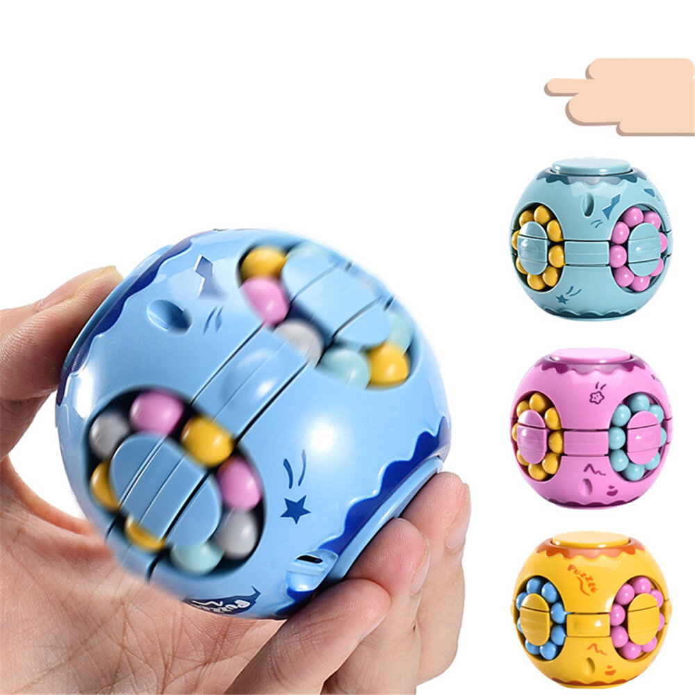 

WEE палец Волшебный фасоль снятие стресса вращающийся гироскоп круглый Cube игрушки дети Для взрослых развивающие игрушк