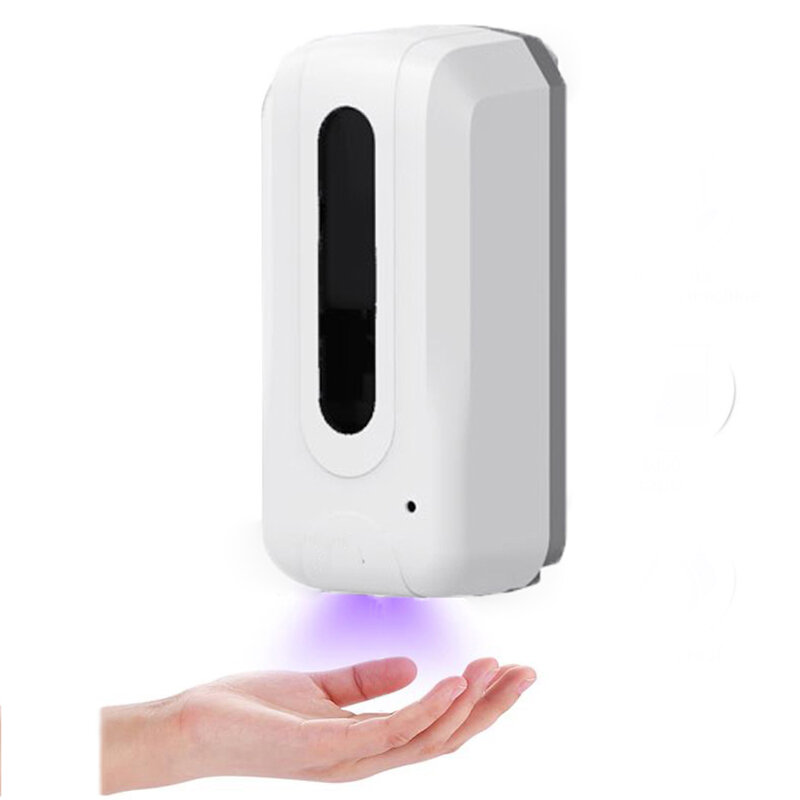 1000ML Wall Mounted Automatic Sensor Alcohol Mist Spray Dispenser Touchless Hand Disinfection Machine Hand Washing Clean