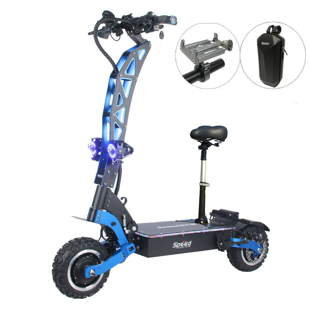 [EU Direct] FLJ Speedbike SK3 50Ah 60V 6000W Dual Motor 11 Inches Tires 90km/h Top Speed 100-120KM Mileage Range Electric Scooter Vehicle