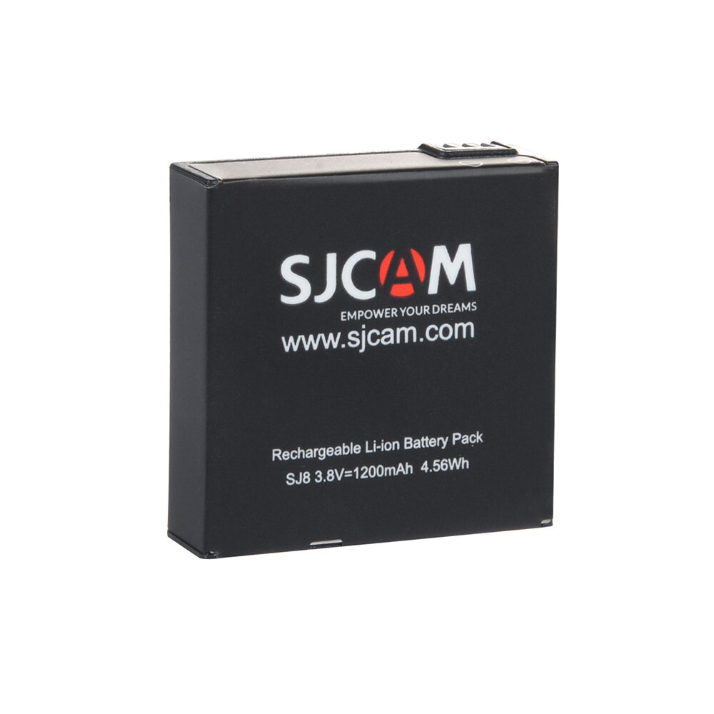 SJCAMSJ8バッテリー1200mAhオリジナルSJCAMSJ8シリーズエアアクションカメラアクセサリー用充電式リチウムイオンバッテリー