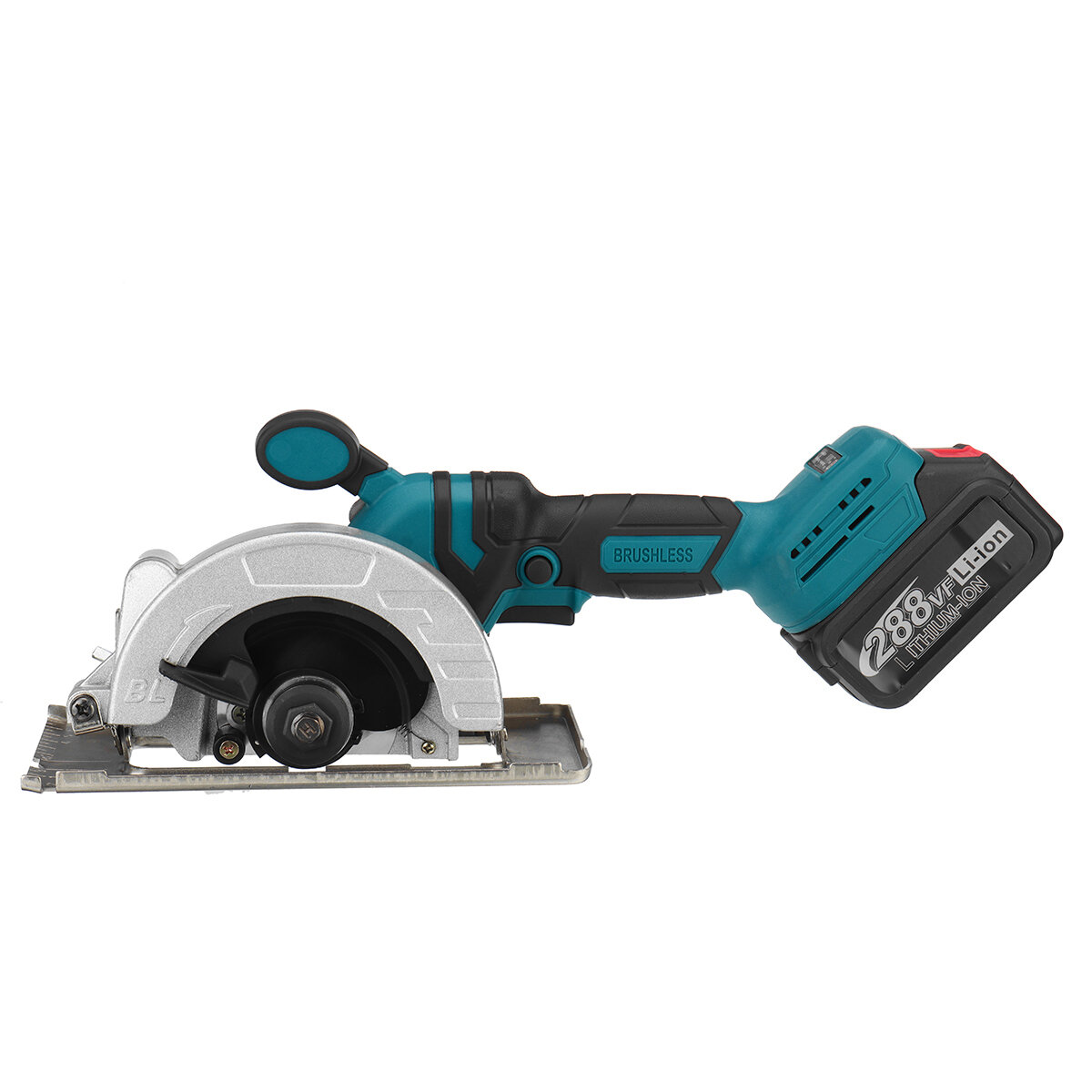 288VF 2000W 5Inch Cordless Electric Circular SawCurved Cutting Adjustable Cut Off Saw with 1/2 Batte