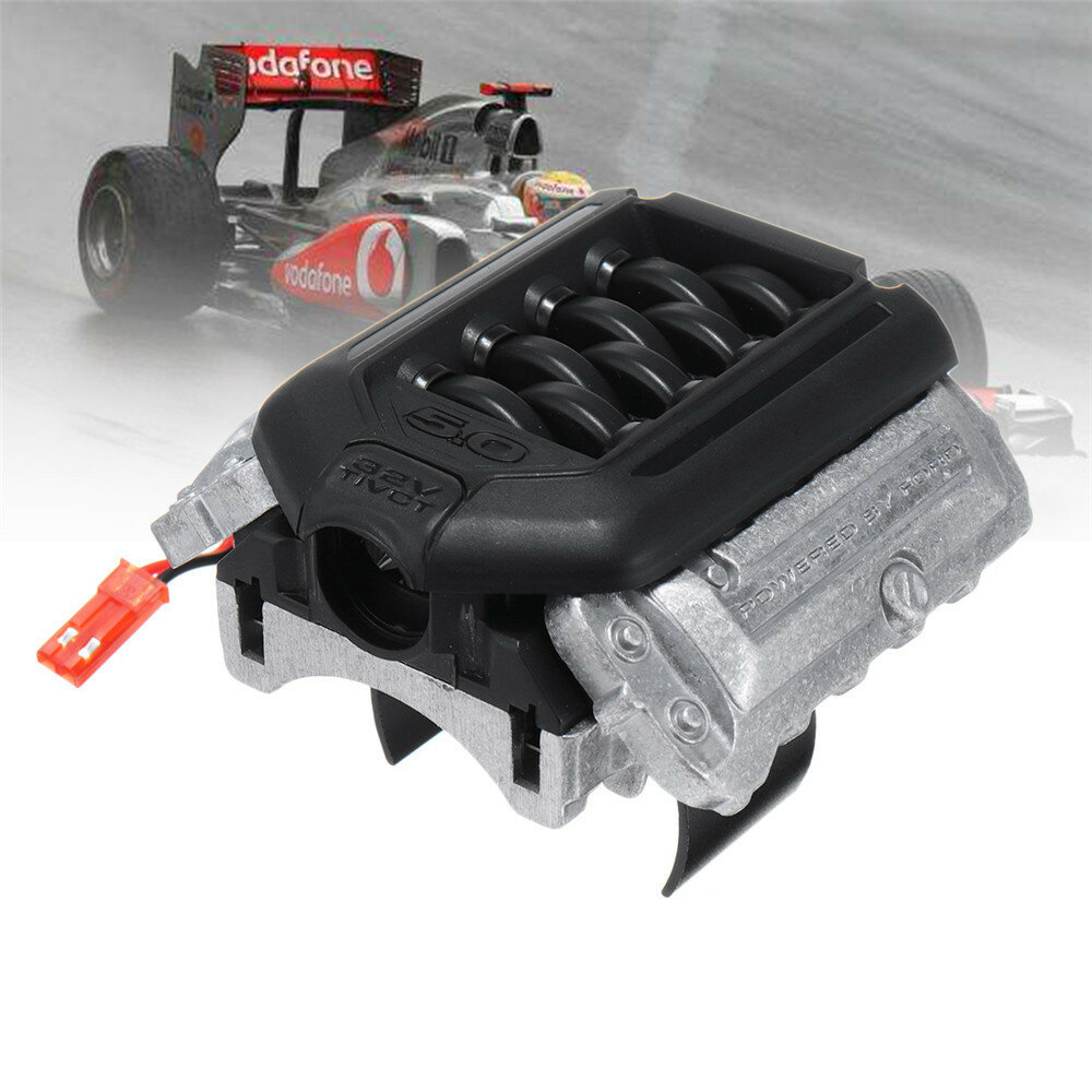 GRC Двигатель Имитация радиатора F11 V8 5.0 Мотор Вентилятор охлаждения для деталей 1/10 TRX4 RC Авто