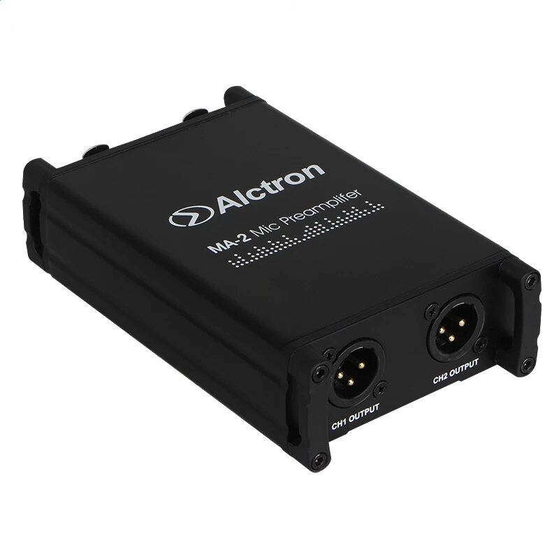 

Alctron MA-2 Mic Preamplifier Dual Channel Dynamic Passive Aluminum Band 25DB Gain Microphone Amplifier