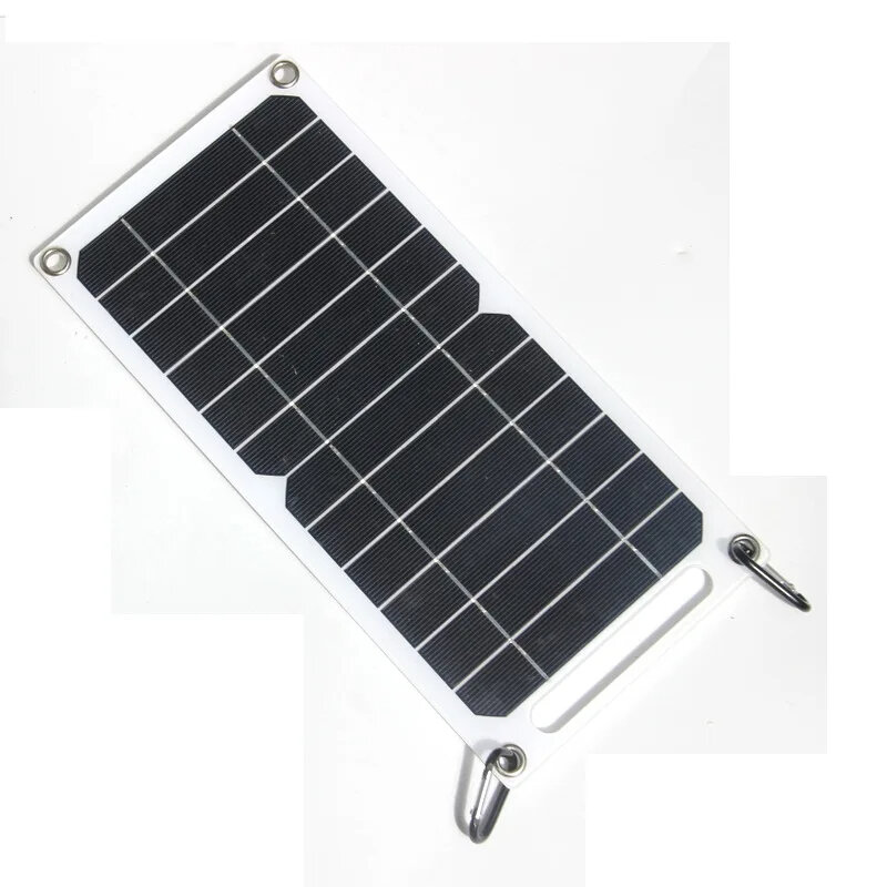 

6W High Efficiency Solar Charging Panel Portable Outdoor USB Monocrystalline Silicon Solar Charger Perfect for Phones an