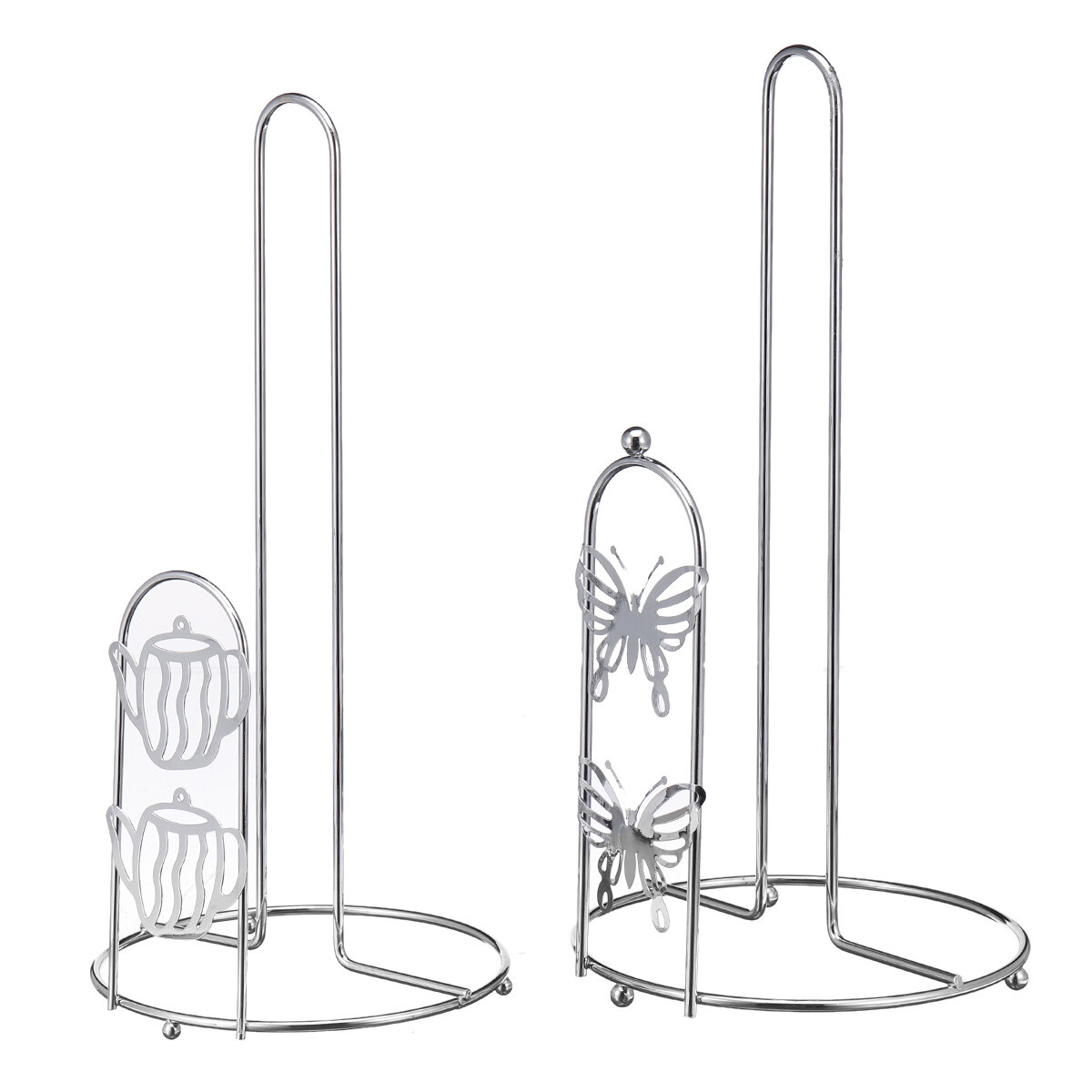 

Metal Vertical Paper Holder Aluminum Alloy Modern Euro Style Tissue Stand For Kitchen Bathroom