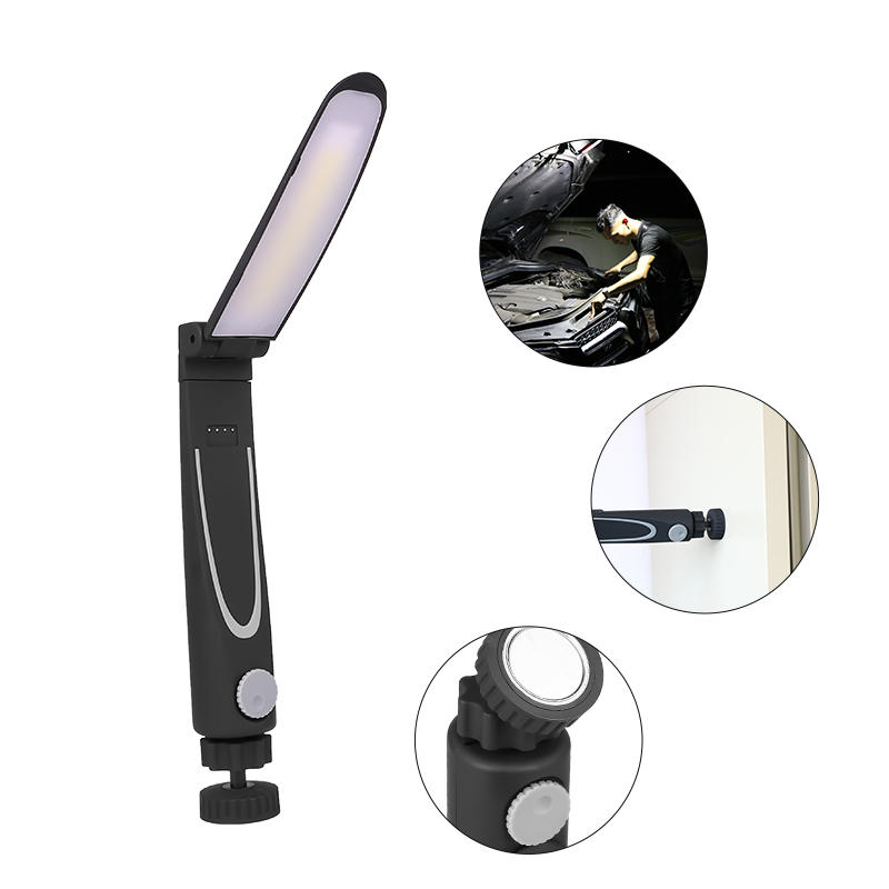 Enusic™ Foldable Rechargeable COB Work Light Hand Stepless Dimming Torch Inspection Magnetic Lamp