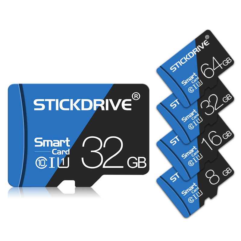 

StickDrive 16GB 32GB 64GB 128GB Class 10 High Speed Max 80Mb / s TF карта памяти с адаптером для карт для мобильного тел