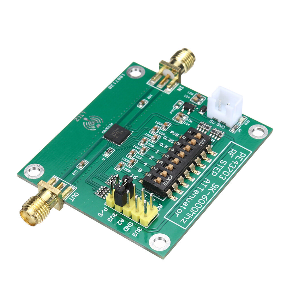 

PE43703 9K-6GHz Digital Radio Frequency Attenuator Module Serial Parallel 0.25dB Stepping to 31.75dB